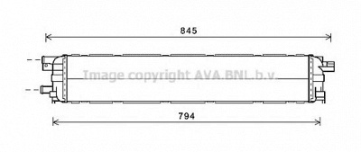 AVA QUALITY COOLING ai2366 -  Радиатор, охлаждение двигателя